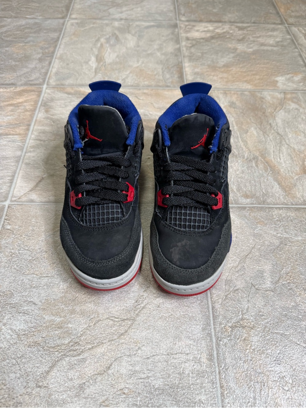 Air Jordan 4 Retro Rare Air PS Boys Shoe Size 13c Black IB4388-003 Preowned